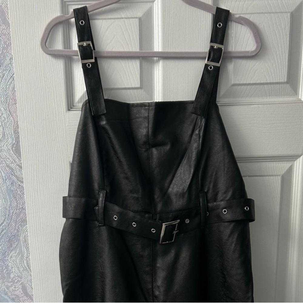 PRINCESS POLLY Leather Jumpsuit